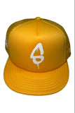 Yellow Trucker Fitted baseball hat