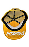 Yellow Trucker Fitted baseball hat