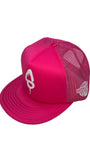 Pink Trucker Fitted baseball hat